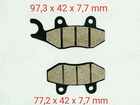 Rks Freccia 150 -Vrs 125 Ön Fren Balatası  Supermoto ürün görseli 1