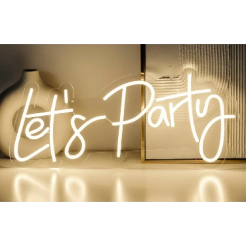 LET'S PARTY Yazılı Neon Led ürün görseli 1