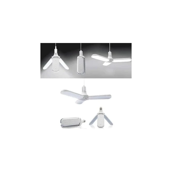 Forest 45 Watt Pervane Katlanabilir LED Ampul- E27 -3600 Lümen- Beyaz Işık ürün görseli 1