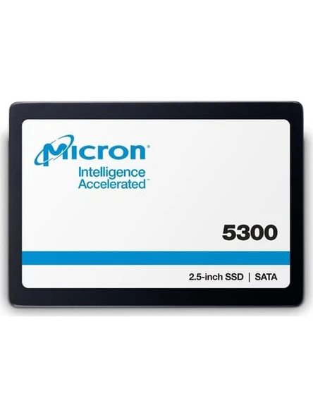 MİCRON 5300 Pro 960GB Sata 6Gbps 2.5'' Server Sunucu SSD MTFDDAK960TDS 1AW1ZABDB 0YNRXC ürün görseli 1