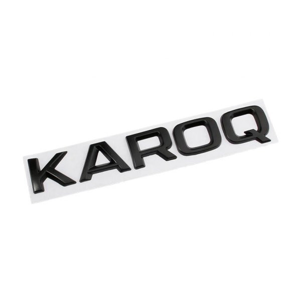 SKODA KAROQ BAGAJ YAZISI SİYAH ürün görseli 1