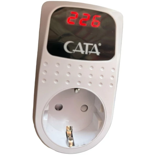 Cata Akım Korumalı Priz Regülatör CT-9187 16A 4000W Yıldırım Koruması ile Güvenli Kullanım ürün görseli 1