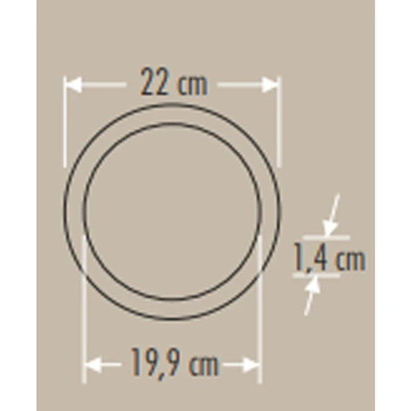 Cata CT-5129 Slim LED Panel 18W Günışığı - Resim 2