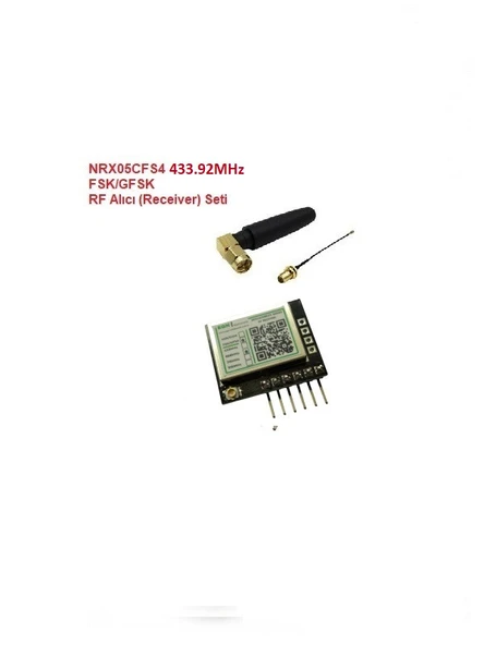 433.92MHz FSK/GFSK RF Alıcı Seti (NRX05CFS4-SET) ürün görseli 1