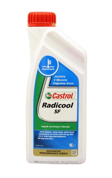 Castrol Radicool Sf Konsantre Kırmızı Antifriz 1 Lt ürün görseli 1