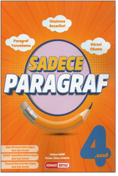 Kırmızı Beyaz 4. Sınıf Sadece Paragraf ürün görseli 1