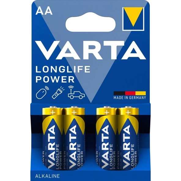 Varta High Energy Güçlü Alkalin Seri Kalem Pil - Aa 4'lü 4906121414 ürün görseli 1