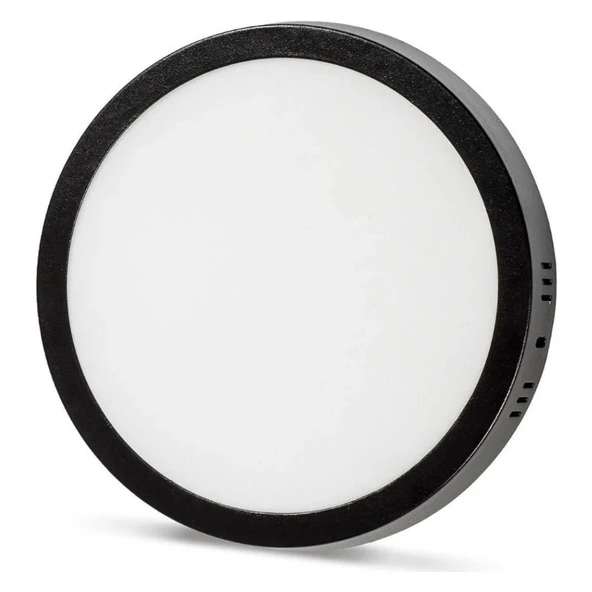 Noas 24W Sıva Üstü Yuvarlak 28.5 cm Siyah Kasa LED Panel YL14-2400-S, YL14-2401-S Beyaz ürün görseli 1