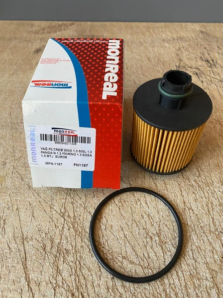Monreal MFN-1167 Yağ Filtresi Corsa E 1.3CDTI DOBLO EGEA 500 X-L Mito 1.3 JTD JTDM EURO5 6000626025 ürün görseli 1