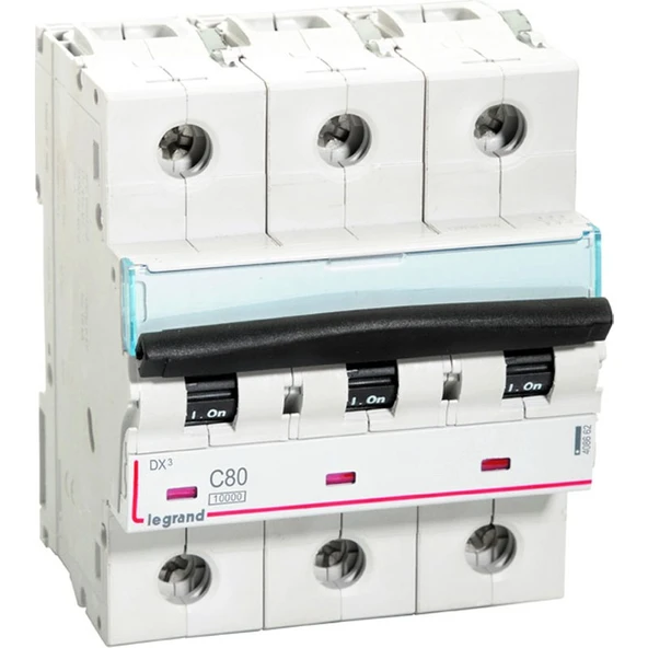 Legrand Dx3 3X80A C Tipi Otomatik Sigorta 10KA 408662 ürün görseli 1