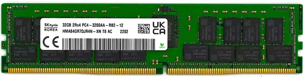 HP SK HYNİX 32GB DDR4 3200MHz PC4-3200 RDIMM Sunucu Ram ürün görseli 1