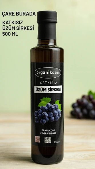 Katkısız Üzüm Sirkesi 500 Ml ürün görseli 1