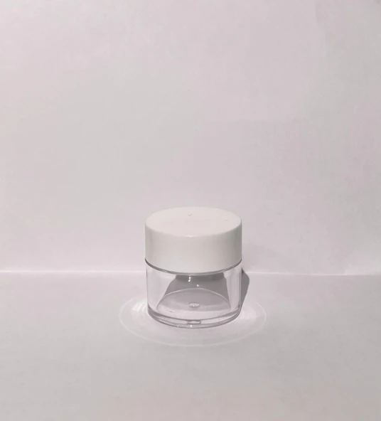 30ml Şeffaf Akrilik Krem Kutusu, Beyaz Kapak, Kozmetik Kutu, Plastik Kutu, 50 Adet ürün görseli 1