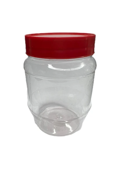 500ml pet şeffaf gıda kavanozu, 24 adet, pet kavanoz, gıda kavanozu, baharat kavanozu, şeffaf kavanoz ürün görseli 1