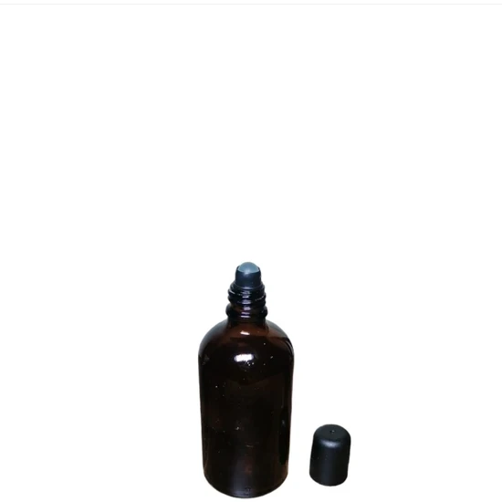 Ziylan 50 cc Kahverengi Cam Roll-On Şişesi -50 ml  Şişe - Cam Roll On Şişe - Cam Şişe (50ADET ) ürün görseli 1