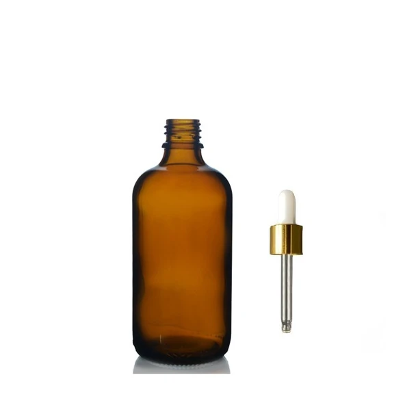 100ml kahverengi cam damlalıklı, 12 adet, Sarı Kapak Beyaz Emzik, Ecza şişesi, Damlalıklı şişe, propolis şişesi, damlatmalı şişe, saç serum şişesi, ecza şişesi ürün görseli 1