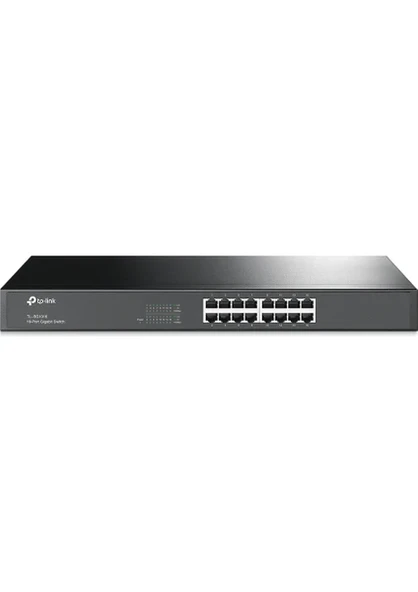 TP-Link TL-SG1016 16 Port 10/100/1000 Mbps Gigabit Rackmount Switch ürün görseli 1