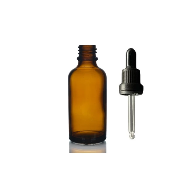 50ml kahverengi cam damlalıklı 12 adet, Siyah Kapak, Ecza şişesi, Damlalıklı şişe, propolis şişesi, damlatmalı şişe, saç serum şişesi, ecza şişesi ürün görseli 1