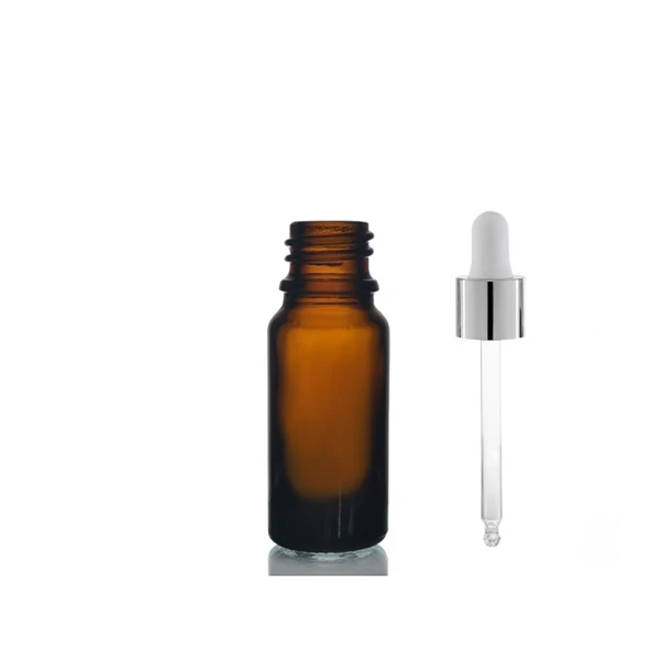 20ml kahverengi cam damlalıklı 12 adet,Gümüş Kapak Beyaz Emzik, Ecza şişesi, Damlalıklı şişe, propolis şişesi, damlatmalı şişe, saç serum şişesi, ecza şişesi ürün görseli 1