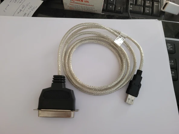 usb to paralel kablo . USB PARALEL KABLO ÇEVİRİCİ ürün görseli 1