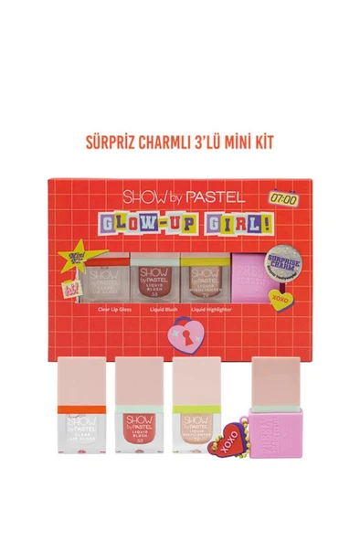 Show by Pastel Glow-Up Girl! Xoxo Mini Kit (3 x 2.1 ml) ürün görseli 1
