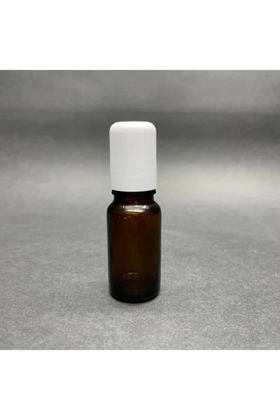 10ml kahverengi cam şişe roll-on şişe, 102 adet, bilye başlıklı şişe, cam şişe, roll-on şişesi, amber şişe ürün görseli 1