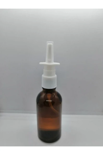 30cc Kahverengi Burun Spreyli Şişe,cam Amber Şişe,medikal Şişe,100 Adet ürün görseli 1