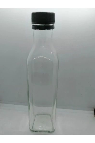 Şeffaf Cam Maraska Yağ Şişeşi 1000cc 15 Adet ürün görseli 1