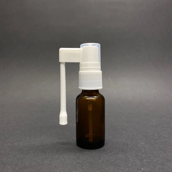 5ml kahverengi Ağız spreyli Şişe, 12 Adet, Oral Sprey, Ecza şişesi, Boş Cam şişe ürün görseli 1
