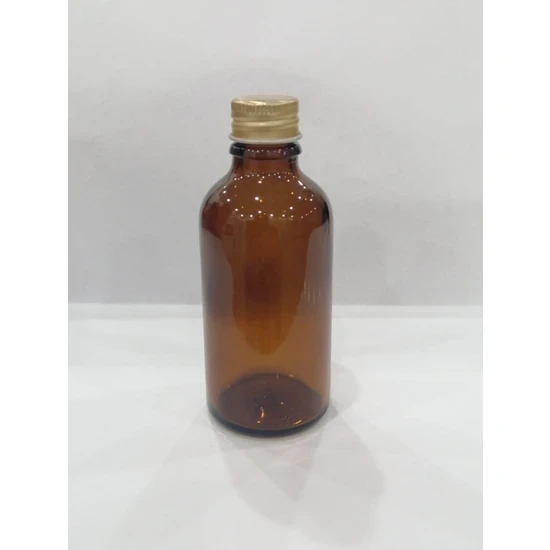 Ziylan Kahverengi Şişe, Metal Kapak ,amber Şişe, 50CC 25 Adet ürün görseli 1