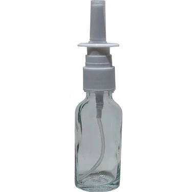 50ml şeffaf şişe, Burun spreyi, 12 adet Nazal Spreyli, Ecza şişesi, İlaç Şişesi ürün görseli 1