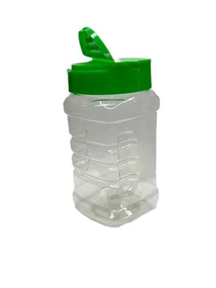 350ml pet açmalı kapak tutmalı kavanoz, 24 adet, tutmalı kavanoz, baharat kavanozu, gıda kavanozu ürün görseli 1