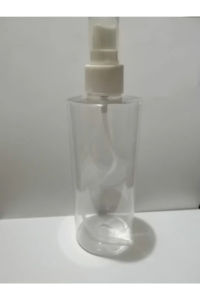 250ml Şeffaf Plastik Şişe+sprey Başlık,dezenfektan Şişesi,medikal Şişe,boş Şişe,50 Adet ürün görseli 1