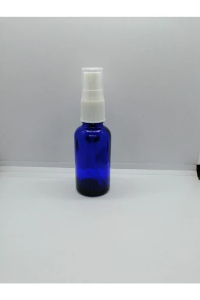 Mavi Cam Sprey Şişe, 30cc 100 Adet, Boş Cam Şişe, Ecza Şişesi ürün görseli 1