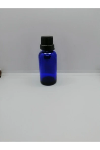 30cc Mavi Cam Şişe Tıpalı Kapak,medikal Şişe,cam Şişe,50 Adet ürün görseli 1