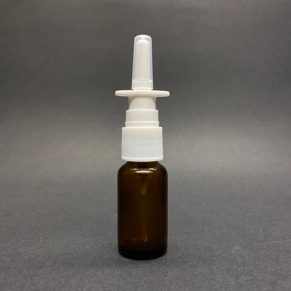 10ml kahverengi şişe, Burun spreyi, 24 adet Nazal Spreyli, Ecza şişesi, İlaç Şişesi ürün görseli 1