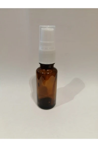 30cc Kahverengi Parmak Sprey Cam Şişe,amber Şişe, 50 Adet ürün görseli 1