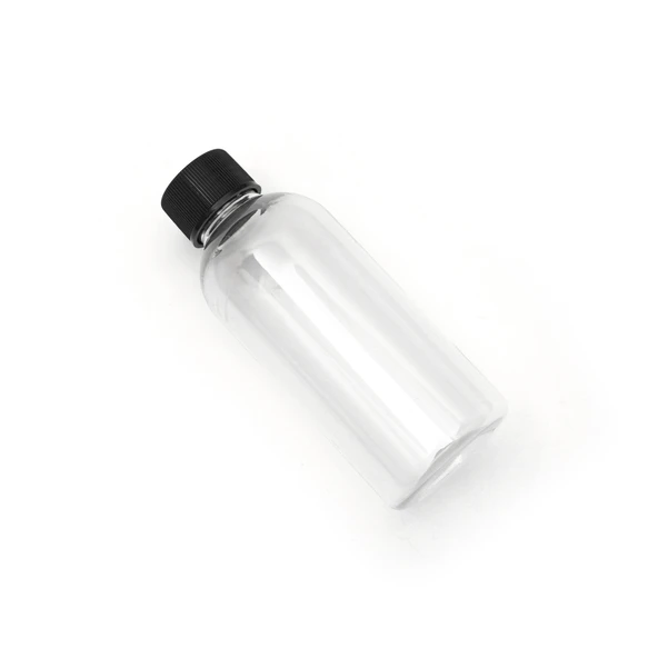 250ml pet şeffaf düz kapaklı şişe, 12 adet, plastik şişe, esans şişesi, medikal şişe, kozmetik şişe, ecza şişesi ürün görseli 1