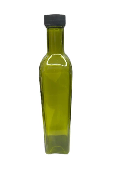250ml yeşil cam maraska şişe, 12 adet, zeytinyağı şişesi, cam şişe, sirke şişesi, ürün görseli 1