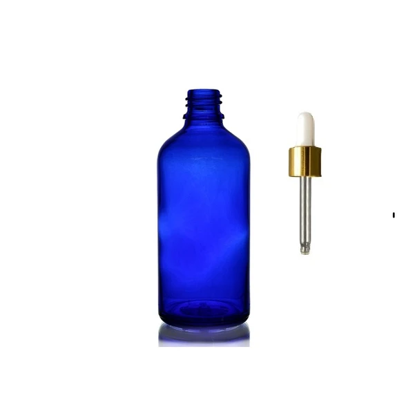 50ml mavi cam damlalıklı, 12 adet, Sarı Kapak Beyaz Emzik, Ecza şişesi, Damlalıklı şişe, propolis şişesi, damlatmalı şişe, saç serum şişesi, ecza şişesi ürün görseli 1