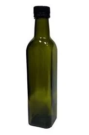 500ml Yeşil Maraska, 12 adet, Cam Şişe, Yağ Şişesi, Sos Şişesi, Zeytin yağı şişesi, Sirke Şişesi ürün görseli 1