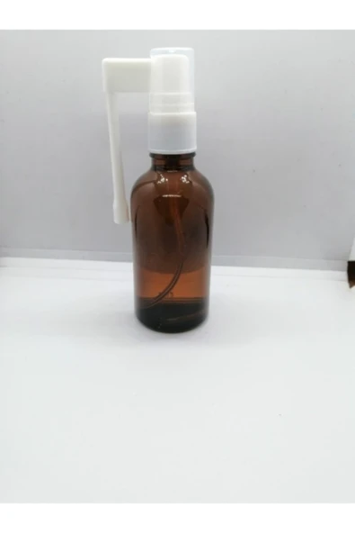 50cc Kahverengi Ağız Sprey Cam Şişe,amber Şişe,100 Adet ürün görseli 1