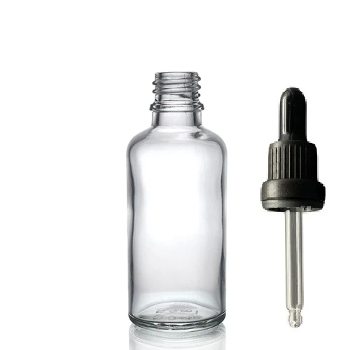 30ml şeffaf cam damlalıklı 24 adet, Siyah Kapak, Ecza şişesi, Damlalıklı şişe, propolis şişesi, damlatmalı şişe, saç serum şişesi, ecza şişesi ürün görseli 1
