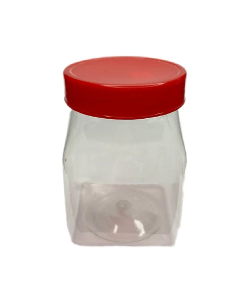 350ml pet şeffaf gıda kavanozu, 12 adet, pet kavanoz, gıda kavanozu, baharat kavanozu, şeffaf kavanoz ürün görseli 1