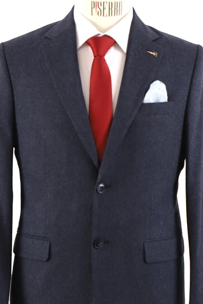 Slim Fit Erkek Tek Ceket - Resim 4
