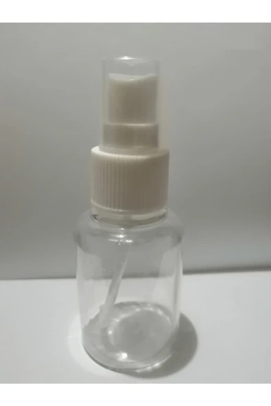 60ml Şeffaf Plastik Şişe+sprey Başlık,dezenfektan Şişesi,medikal Şişe,boş Şişe,100 Adet ürün görseli 1