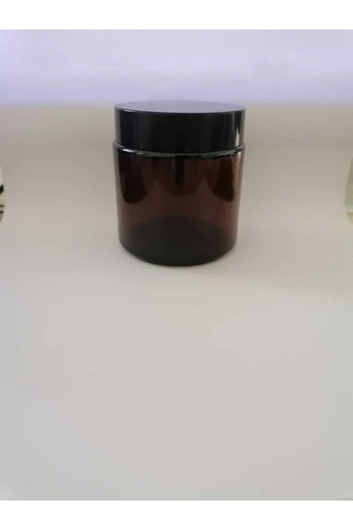 100cc Kahverengi Cam Krem Kutusu,boş Kutu,kozmetik Kutu, 50 Adet, Amber Şişe, Kavanoz ürün görseli 1