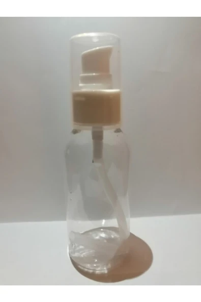 100ml Şeffaf Plastik Şişe+serum Pompalı,boş Şişe,medikal Şişe,100 Adet ürün görseli 1