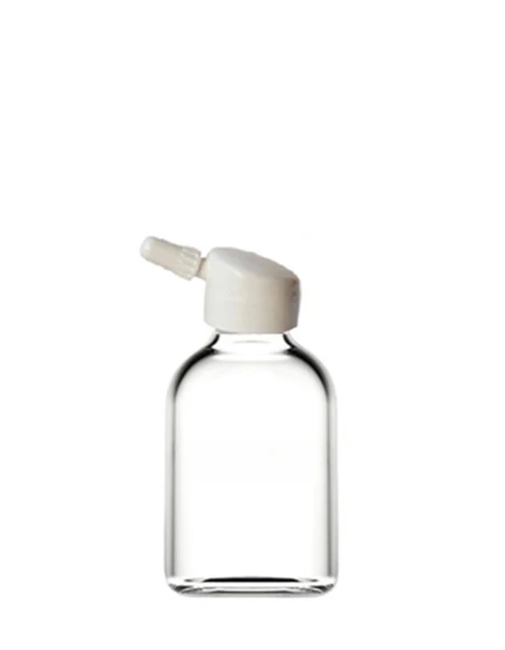 30ml şeffaf cam penisilin şişesi tank kapak, 12 adet, penisilin şişesi,polen şişesi, arı sütü şişesi ürün görseli 1