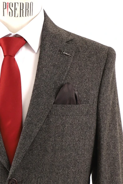 Slim Fit Erkek Tek Ceket - Resim 5